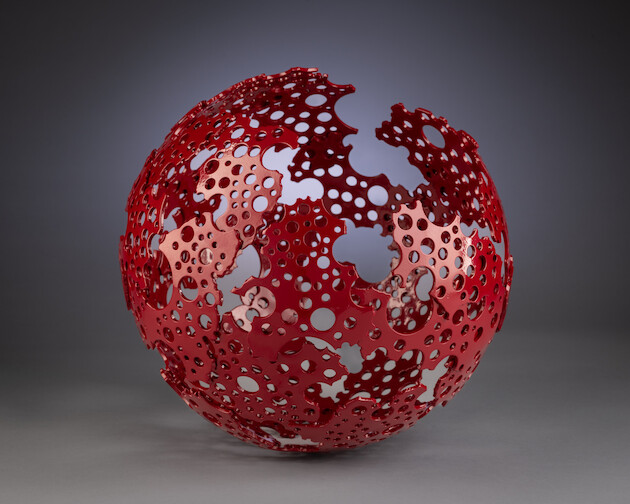 Garnet Shadow Sphere - 13